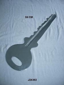 กุญแจอลูมิเนียมหล่อพร้อมกระจกขัดเงาประติมากรรมโลหะแฮนด์เมดสำหรับตกแต่งบ้าน - Product Image 2