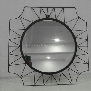 Espejo de metal decorativo para pared - Product Image 1