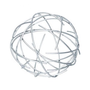 Sculpture de boule / sphère en métal / sphère métallique - Product Image 6