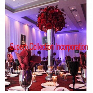 Florero de trompeta directo de fábrica india de alta calidad y éxito de ventas diseño de suelo estilo costero hecho de hierro - Product Image 6