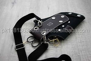 Tijera de peluquería negra/salón y funda de peine, bolsa de cintura/bolsa - Product Image 4