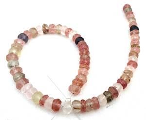 2020 Wholesale Manufacturer's High Quality Natural Multi Rutile Gemstone Micro Faceted Rondelle Beads 1 Stand for Jewelry Making - Product Image 3