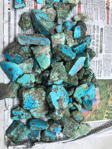 Piedras preciosas naturales de color turquesa de Arizona, en oferta - Product Image 2