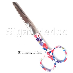 Manual de alta calidad, tijeras de vendaje Lister para enfermera, instrumentos quirúrgicos de acero inoxidable, mango de Color, base de plástico, Sigal Medco - Product Image 2