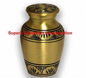 Urna de recuerdo de bronce clásica hecha a mano, venta directa de fábrica, urnas de Token de bronce - Product Image 2