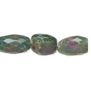 High Quality <strong>Ruby</strong> in Fuchsite Nugget Faceted Drilled Faceted Gemstone Full Strand Natural Crystal Healing Necklace Wholesaler - Product Image 1