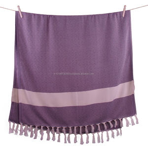 เพชรคลาสสิก Pestemal ผ้าขนหนูตุรกี Hammam Fouta - Product Image 2