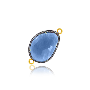 Gemstone Connector Findings 925 <b>Sterling</b> <b>Silver</b> - Product Image 1