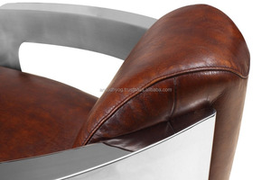 เก้าอี้นักบินหนังแท้คุณภาพสูงแบบคลาสสิก - Product Image 4