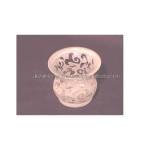 STYLISH <b>CANDLE</b> <b>GLASS</b> VOTIVE OUTDOOR DECOR TEA LIGHT <b>HOLDER</b> CLASSICAL STYLE <b>GLASS</b> TEA LIGHT <b>HOLDER</b> - Product Image 3