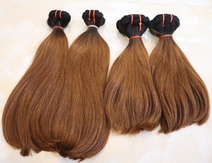 Vente en gros de paquets de cheveux brésiliens vierges bruts de l'usine de cheveux du vietnam de vendeurs de cuticules alignés de grade 10A - Product Image 3
