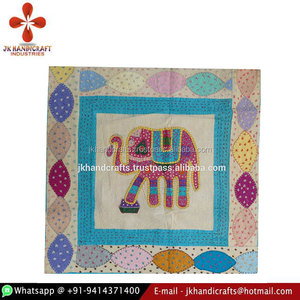 Patrón de elefante de algodón indio al por mayor sábana tamaño Queen - Product Image 2