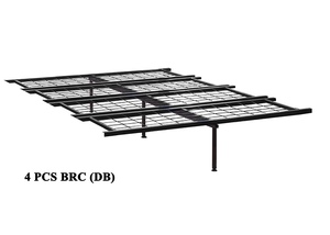 En Bois Antique En Métal Domica KD-2518 En Bois/En Acier Super Lit Queen Conception Malaisie - Product Image 3