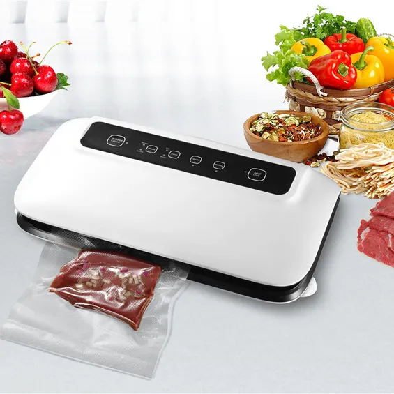 Starter Bag Roll Wine Automatic Vacuum Air Sealing System Vacuum Sealer Machine for Save Food Preservation