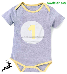 Mono de Algodón Orgánico GOTS OCS para Bebés Recién Nacidos, Unisex, Manga Corta, con Botones a Presión, OEM, Venta Caliente, Proveedor Indio - Product Image 2