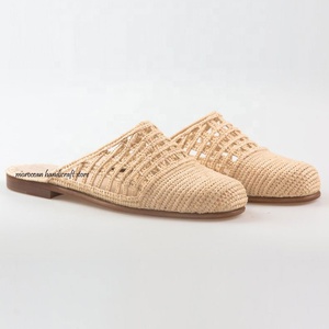 <b>Moroccan</b> Handicraft Raffia for <b>Slippers</b> 2019 Fashion Shoes for All Seasons-Spring Summer Autumn Winter - Product Image 2