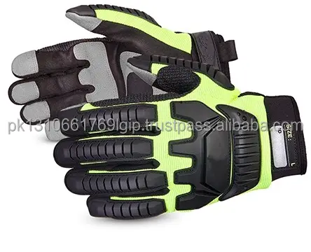 High Quality Protective Gloves With Rubber Logo Mechanical Gloves Hard Wearing Anti-Impact Mechanics Gloves DG-4001