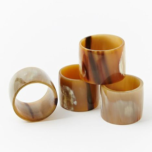 Corne Anneau de Serviette avec finition polie brillante - Product Image 1