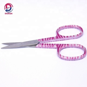 Straight Blade Nail Scissors Custom Design <b>Paper</b> Coated Manicure Scissors Private Labeling Beauty Cosmetic Scissors - Product Image 1