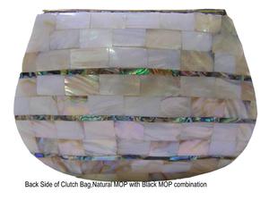 Pearl Mother Bag Vintage Evening Purse Clutch <b>White</b> - Product Image 6
