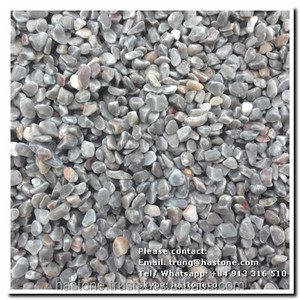 Pierre de galet dégringolée par gris naturel 2x4mm pour des applications extérieures de villa avec la garantie de 3 ans - Product Image 2