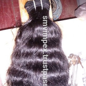 Best Review Good Feedback Remy Indian Hair Quality Only 100% Sin derramamiento Cabello rizado virgen natural Wafting Raw Hair. - Product Image 2