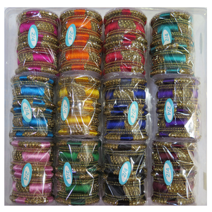 Customized High Quality Fashionable <b>Charm</b> Velvet Threaded Bangle - Product Image 2