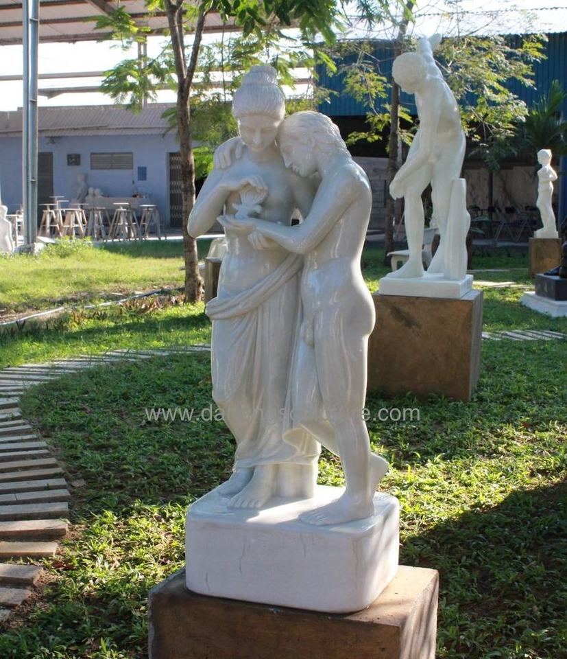 Marble Love Angel Statue | Famous Cupid and Psyche Statue DSF-CD16