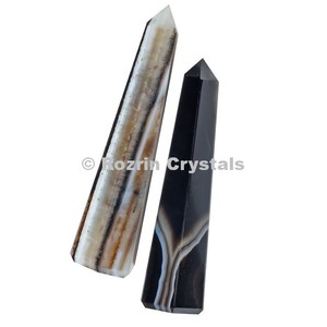 Point de guérison efficace en Agate d'onyx noir - Product Image 1