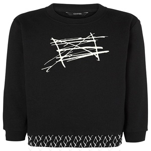 Sudadera de invierno de diseño personalizado con patrón de dibujos animados impermeable de punto RIB Botones Forro Característica - Product Image 2
