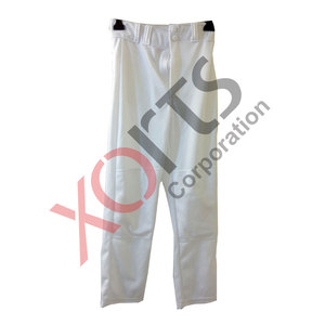 Pantalones de béisbol de rayas blancas para hombres personalizados de alta calidad al por mayor ropa deportiva - Product Image 5