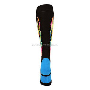 Calcetines de fútbol hasta la rodilla de alta calidad, calcetines de baloncesto de béisbol, ropa deportiva de diseño liso, logotipo personalizado, sublimación impresa para adultos - Product Image 2