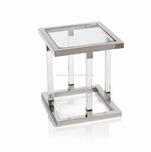 TABLE basse professionnelle en ALUMINIUM, TABLE basse centrale en métal - Product Image 2