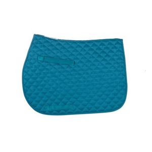 Tapis de selle de cheval de style anglais de qualité supérieure de haute qualité avec remplissage en polycoton en mousse de doublure en polyester de taille et de couleur personnalisables - Product Image 1