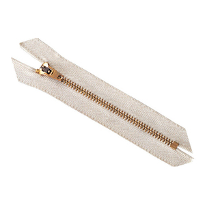 Cremallera de latón con bloqueo automático de extremo abierto de plástico de nailon duradero de alta calidad, cadena de 100cm para zapatos, prendas, bolsas, almohadas, marca OZL - Product Image 1