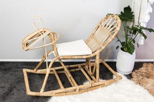 <span class=keywords><strong>Giocattolo</strong></span> per <span class=keywords><strong>cavallo</strong></span> a dondolo in vimini in vimini della metà del secolo scandinavo Vintage - Product Image 4