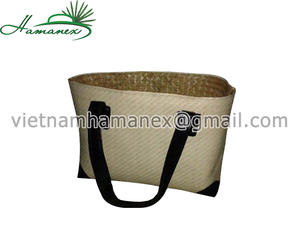 Wholesale <b>Summer</b> Beach Picnic Natural Seagrass Straw <b>Handbag</b> - Product Image 2