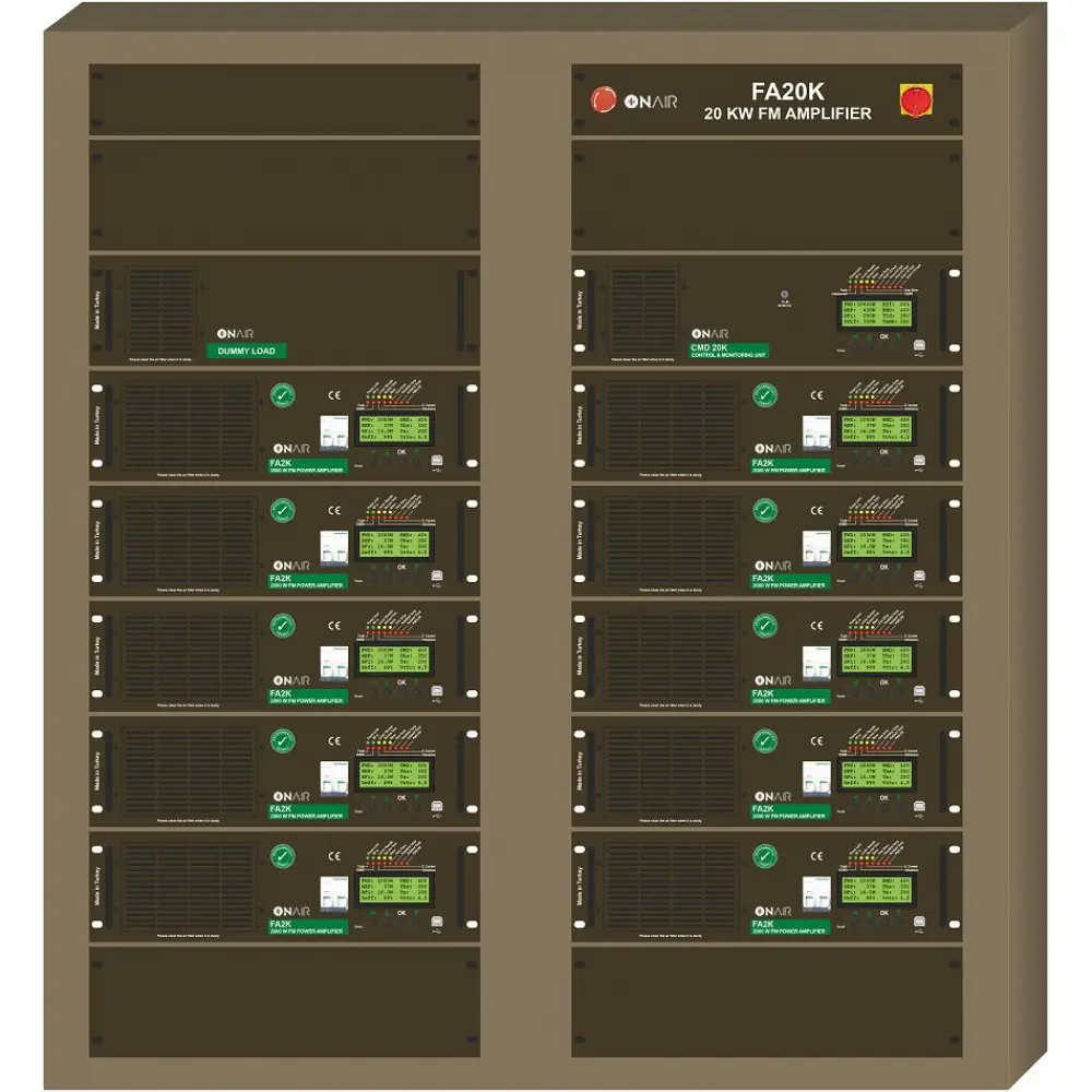 20KWFM放送アンプ