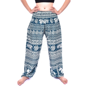 กางเกงฮาเร็มช้าง,กางเกงเรยอน,กางเกงฮาเร็มพิมพ์ลาย - Product Image 3