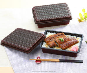 Boîte à déjeuner japonaise en silicone, bento portatif, boîtes à emporter, restaurant go, sushi livraison 0-1l, design traditionnel - Product Image 3