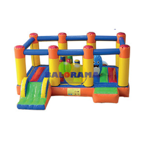 Parque infantil pingüino castillo inflable divertido gorila para niños - Product Image 2