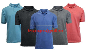 Polo de manga corta de poliéster y algodón para hombre, camisetas deportivas lisas, ropa deportiva para hombre - Product Image 2