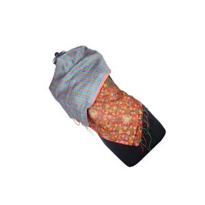 Bufanda de estilo Vintage hecha a mano para niñas SC1235 Kantha trabajo seda larga cosida a mano algodón diseño Allover bufanda estampada Kantha de moda - Product Image 1