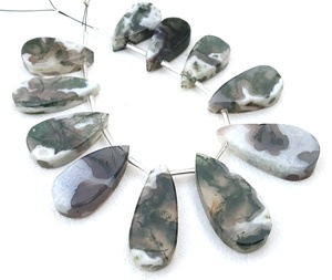 Quartz solaire naturel pierres précieuses lisse forme de poire Briolette perles pour la guérison cristal pierre bijoux perles pierres précieuses en vrac - Product Image 2