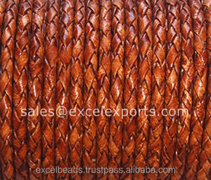 สายหนังโบโลแบบถักที่ดีที่สุดขนาด4มม. 5มม. 6มม. สำหรับเครื่องประดับทำสายจูงสุนัขสร้อยคอหัตถกรรมเครื่องประดับ - Product Image 2