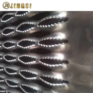 Aluminum Serrated Walkway Perforated Grip Strut Treads For Safety Grating safety grating walkway plank speaker grill metal