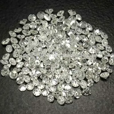 50 قيراط SI G/H/I 1.8 مللي متر الماس قطع واحدة مستديرة 0.025 سنت