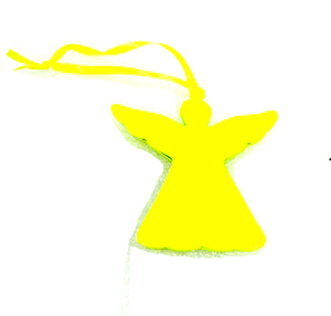 Ornement décoratif de noël suspendu en métal en forme d'ange, offre spéciale - Product Image 2