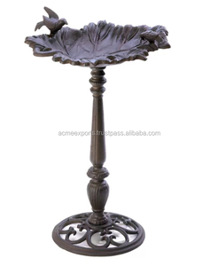 Cast Aluminum <b>Garden</b> Bird Bath Ornament Durable Metal <b>Garden</b> Decoration From India - Product Image 1