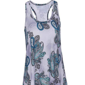 Camiseta sin mangas personalizada por sublimación para mujer, Top de fitness, top de entrenamiento - Product Image 1